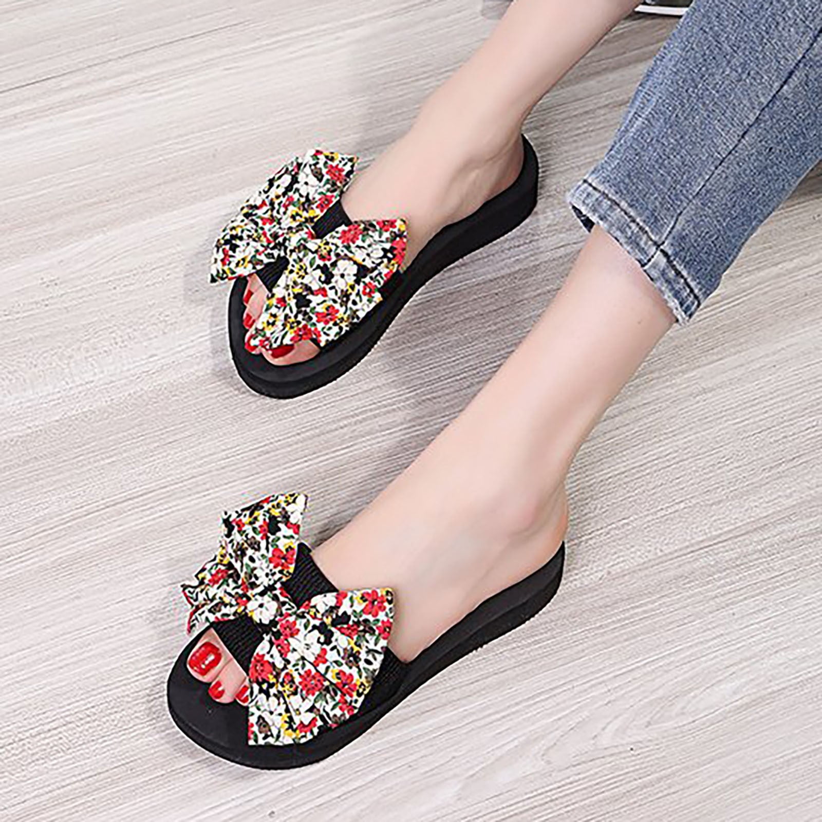 Amazon.com | THAELY Women's Summer Sunflower Beach Foreign Trade Slippers  Sexy Bedroom Slippers Women | Shoes
